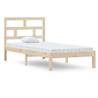 BETT Keating 100/195.5 cm - Braun, Holz (100/190cm) - Nettlife