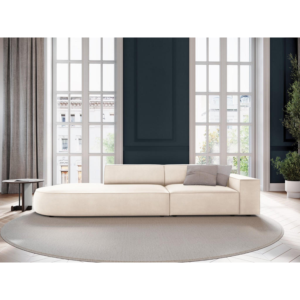 Thumbnail - Micadoni Linkes-Sofa, Beige, Textil, 3-Sitzer, 262x70x102 cm, Hergestellt in Europa, Oeko-Tex®, Wohnzimmer, Sofas & Couc...