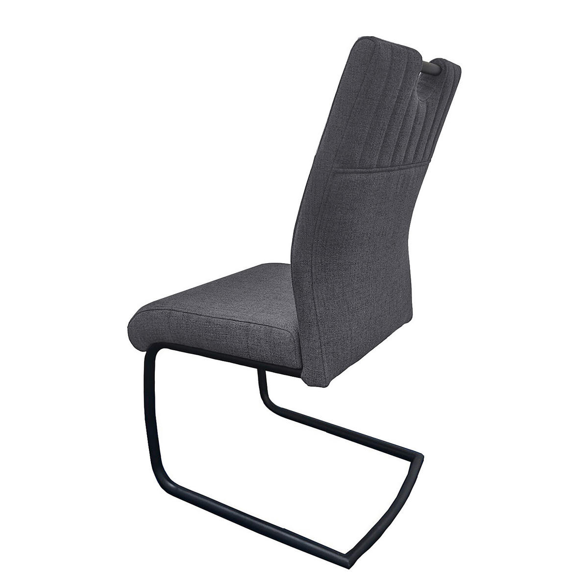 FREISCHWINGER 2ER-SET - Metall / Textil - Grau, Textil/Metall (49/98/63cm) - home24