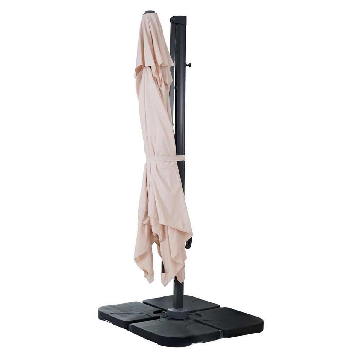 AMPELSCHIRM I Cremeweiß 300/300 cm - Weiß, Textil (360/300cm) - MCW