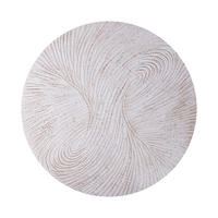 WANDPANEEL Wiktor Weiß 120/2.5/120cm - Weiß, Holz (2.5/120/120cm) - PTMD Collection
