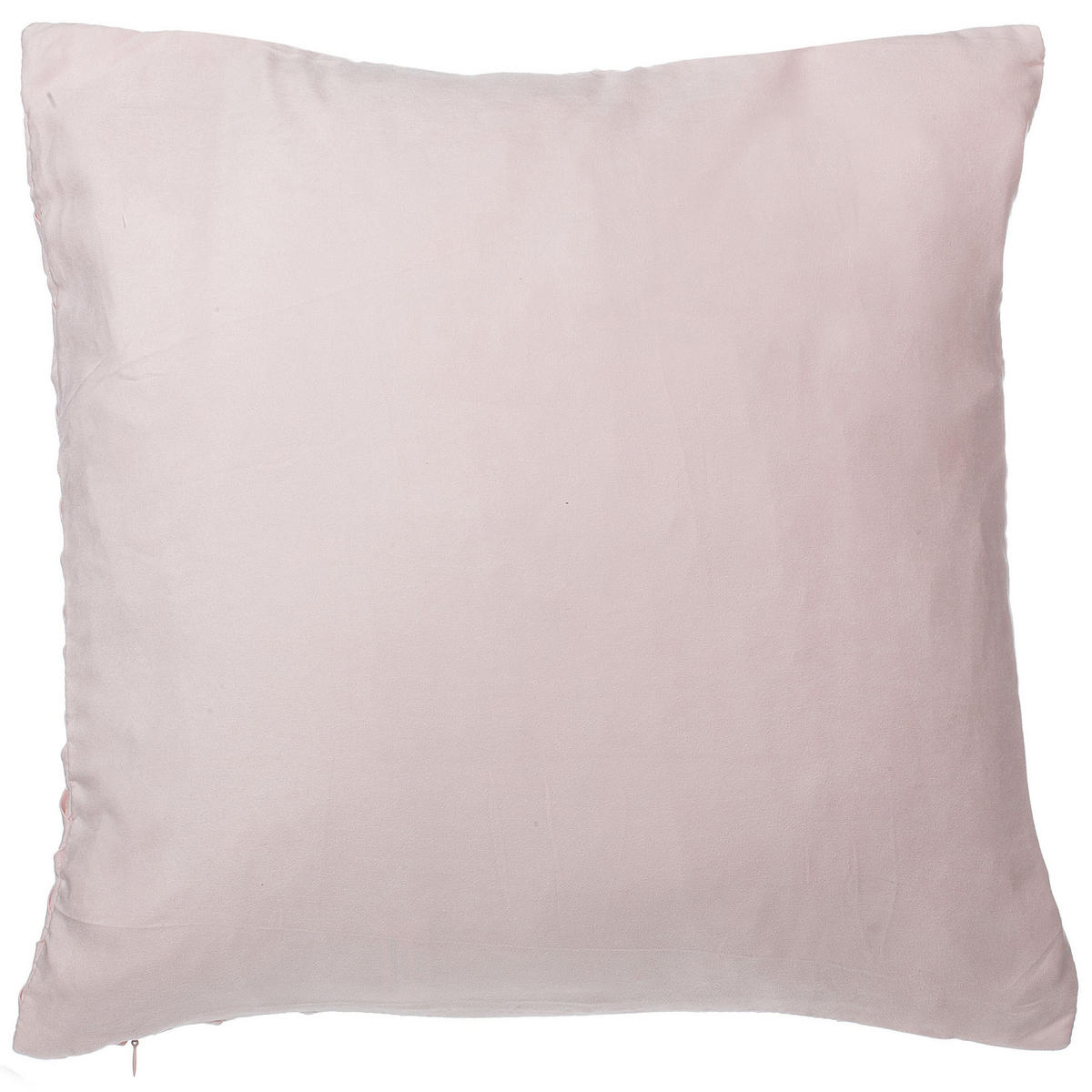 DEKOKISSEN 2er-Set Pastellrosa 45/45 cm Tithonia - Pink, Textil (45/45cm) - Beliani