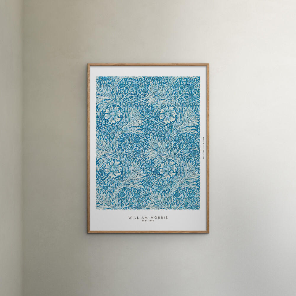POSTER William Morris - Blues - Blau, Papier (70/100/0.1cm) - Poster&Frame
