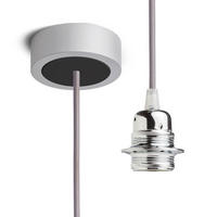 PENDELLEUCHTE HEX black silvergrey 15 W - Schwarz, Metall (8/8/27cm) - Rendl