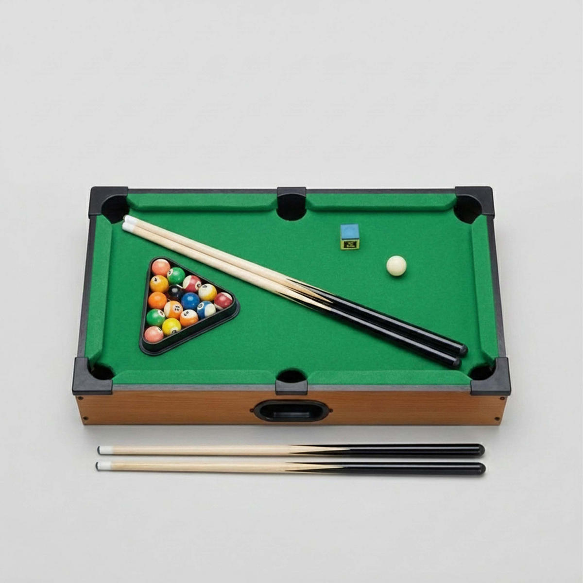 BILJAR Smeđa Zelena mini s priborom - višebojno, drvni materijal/plastika (51/31cm) - Relaxdays