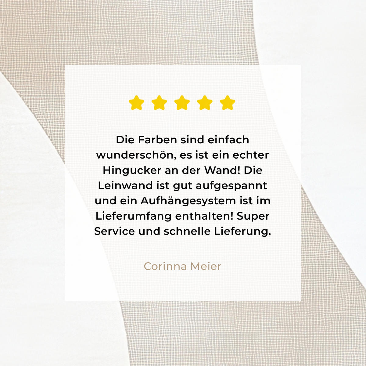 LEINWANDBILD Braun - Japandi - Abstrakt 90x90 cm - Sandfarben, Textil (90/90cm) - MuchoWow