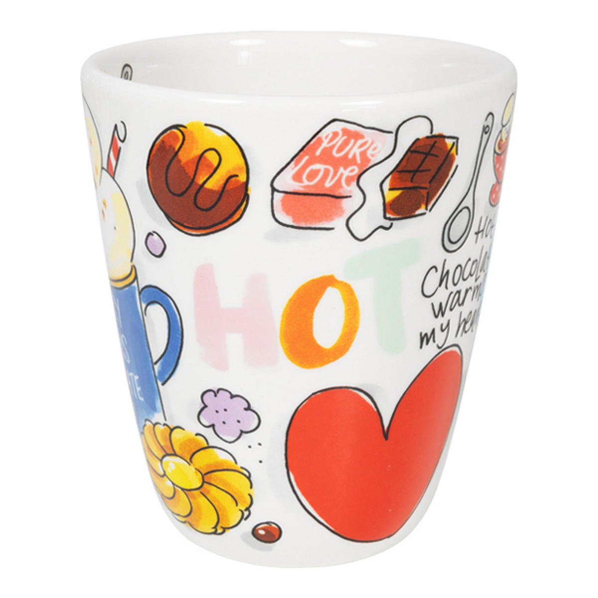 BECHER Heiße Schokolade in Bunt - 350 ml - Multicolor, Keramik (0.35L) - Blond Amsterdam
