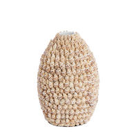 VASE Muschel Braun Ø19/28,5 cm - Hellbraun, Keramik (28.5cm) - Light & Living