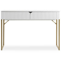 KONSOLENTISCH FRIBO weiß - Weiß, Holzwerkstoff (40/110/75cm) - IDIMEX