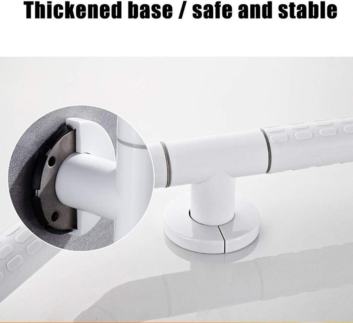 MÖBELGRIFF 1er-Set 390x390 mm Edelstahl - Weiß, Keramik (3.9/3/3.9cm)