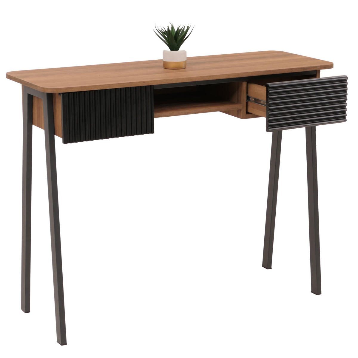 KONSOLENTISCH rechteck Beige - Beige, Metall (40/110/88cm) - MCW