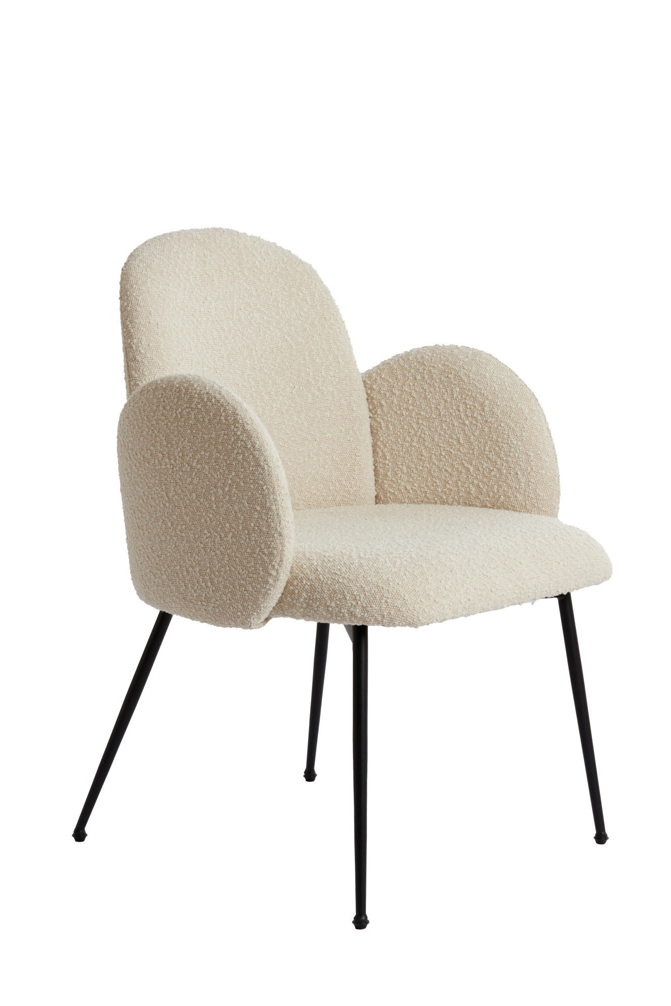 ESSZIMMERSTUHL Chiba Weiß 62/59/86 cm - Weiß, Textil (62/86/59cm) - Light & Living