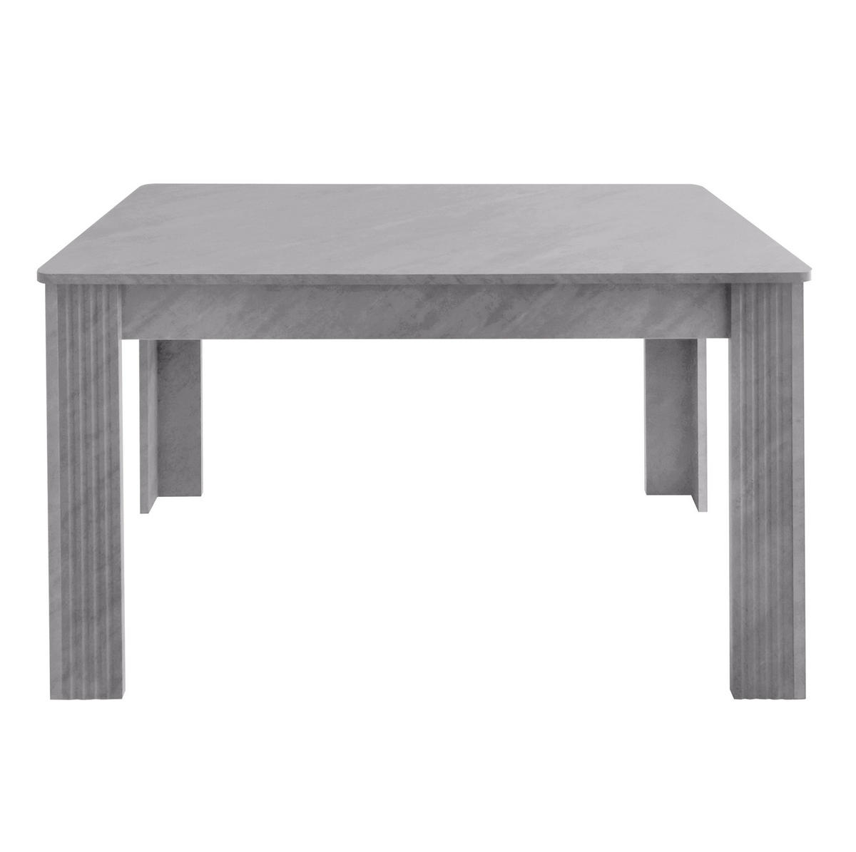 JÍDELNÍ stůl s dekorací dřevěné kresby, stabilní konstrukcí a snadnou údržbou, Šedá - šedá, kompozitní dřevo (116/65/75cm) - Redom