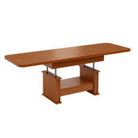 COUCHTISCH rechteckig Kirschbaum ausziehbar höhenverstellbar - Kirschbaumfarben, Holzwerkstoff (70/120/60cm) - designimpex