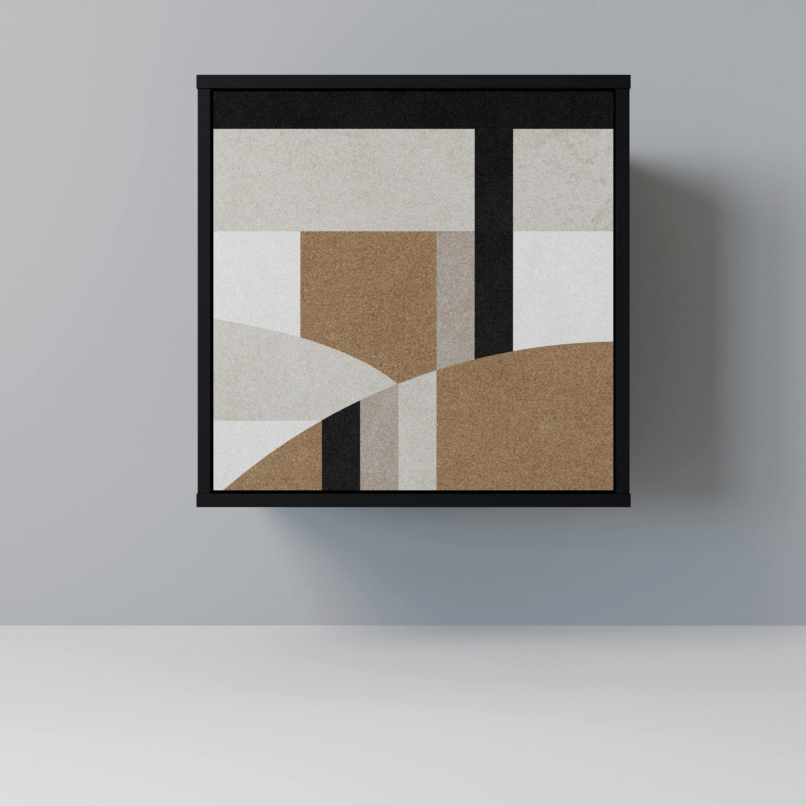 SpaceRebels Sideboard Schwarz 57.5x57.5x42 cm