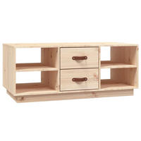 COUCHTISCH 100x50x41 cm Massivholz Kiefer - Hellbraun, Holz (100/50/41cm) - furnicato