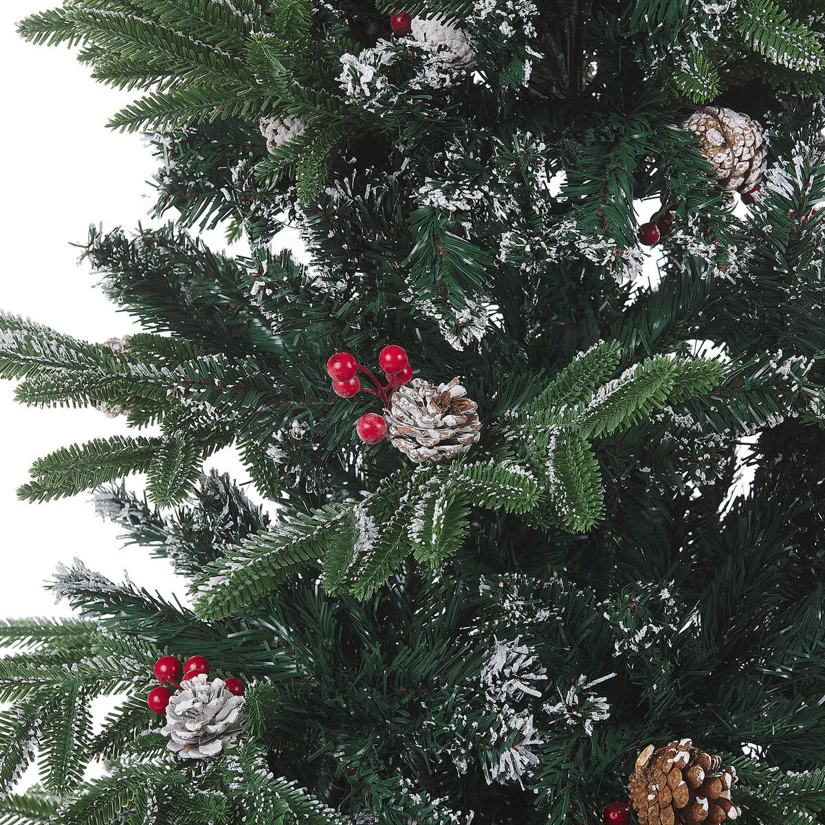 WEIHNACHTSBAUM 180 cm Grün Denali - Grün, Kunststoff (180cm) - Beliani