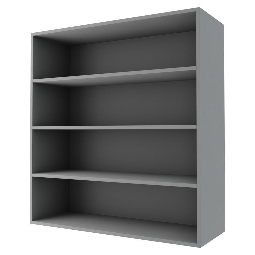 Thumbnail - Feldmann-Wohnen Küchenhängeschrank, Mintgrün, Grau, Holz, 3 Fächer, Rechteckig, 90x96x32.5 cm, Küchen, Küchenmöbel, Küch...
