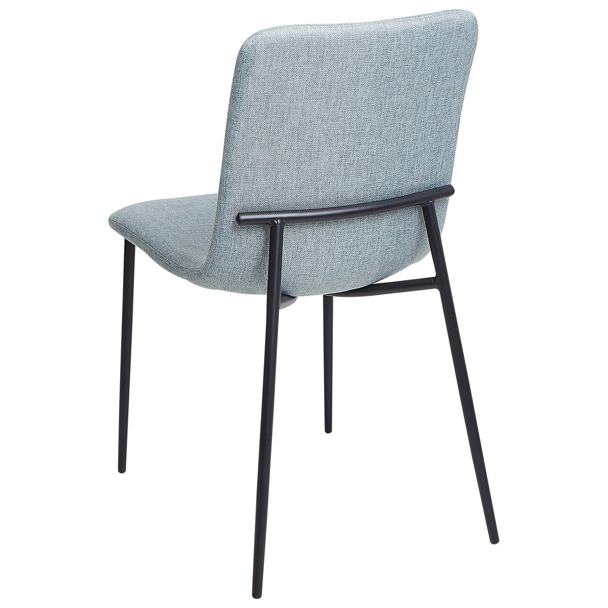ÉTKEZŐSZÉK 4 darabos Szett Világoskék Glendive - világoskék/fekete, textil (44/81/65cm) - Beliani