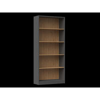 BÜCHERREGAL Anthrazit, Artisan 80/182/30 - Anthrazit, Holzwerkstoff (80/182/30cm) - RAUMHIRSCH FURNITURE