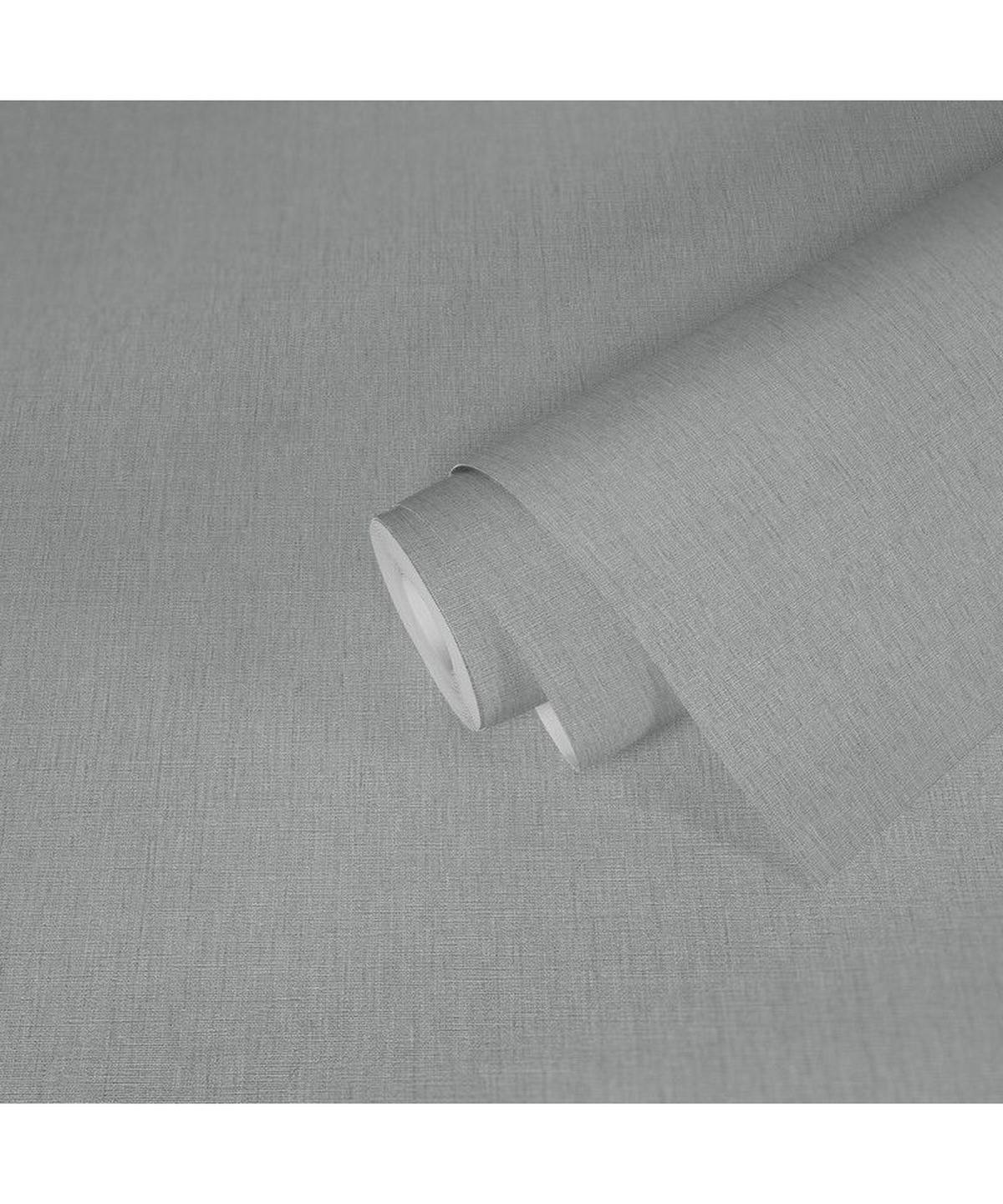 VLIESTAPETE Grau 53/1005 cm - Grau, Textil (53/1cm) - KUNSTLOFT