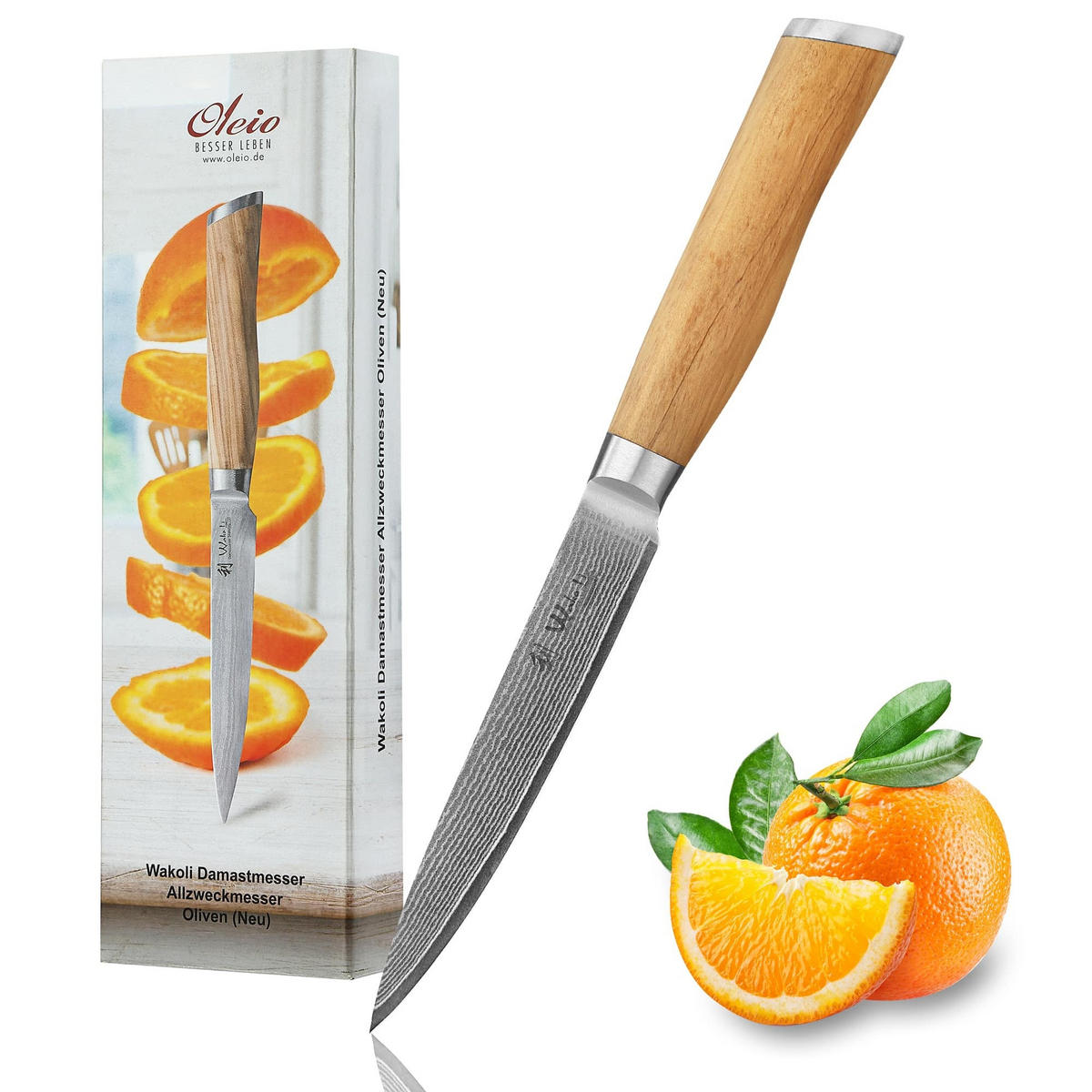 ALLZWECKMESSER 12,5 cm - Braun, Holz/Metall (24cm) - Wakoli