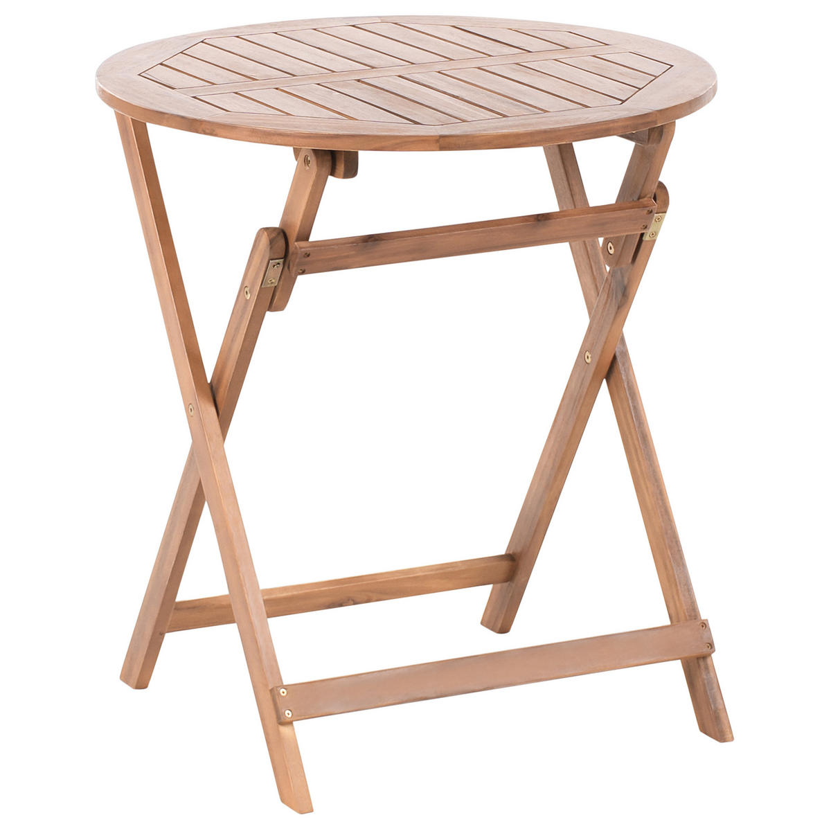 BISTRO-SET Braun Febbio - Braun, Holz - Beliani