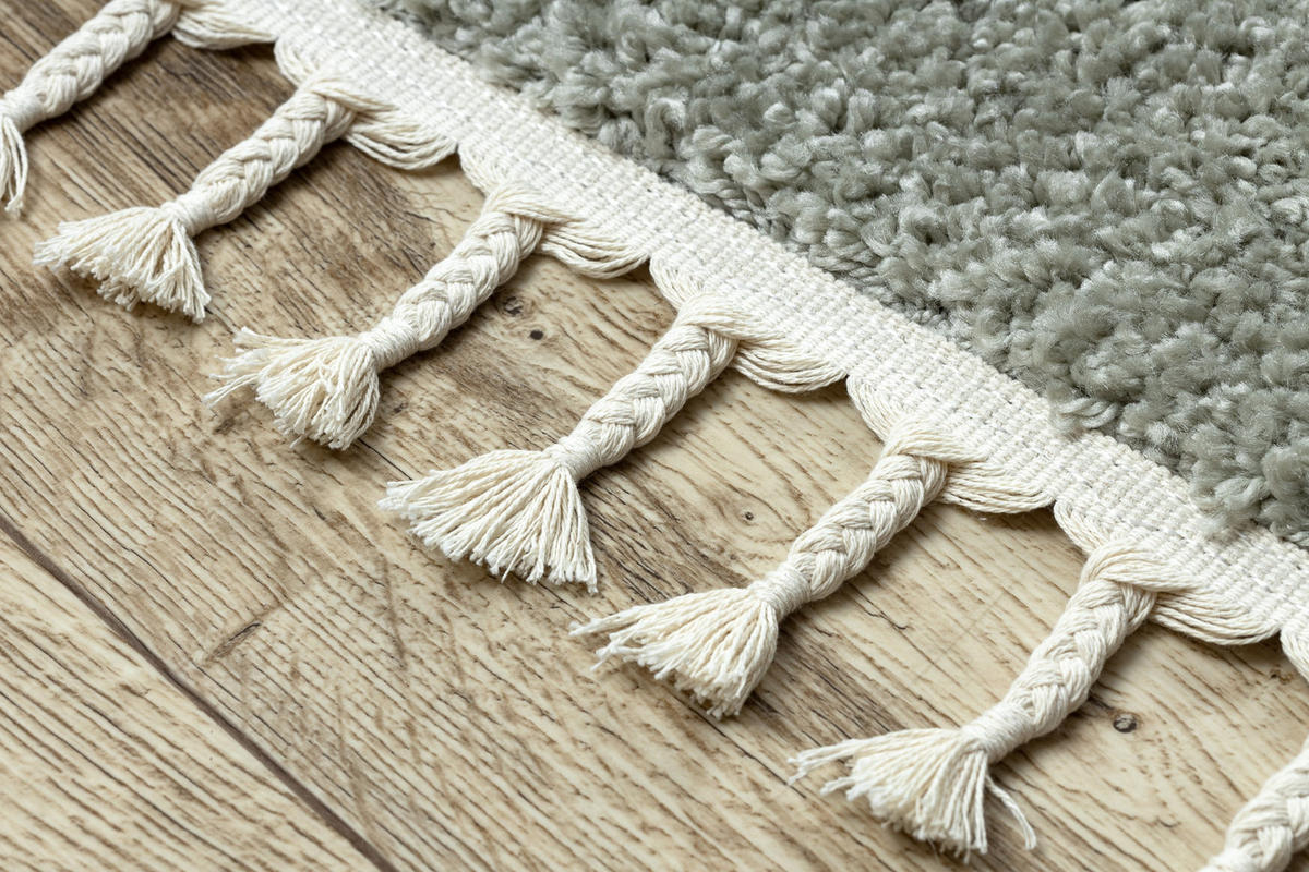 TEPPICH Berber 80/150 cm - Pastellgrün, Textil (80/150cm) - rugsX