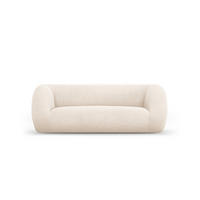 SOFA Essen aus Boucle beige 2 Sitzplätze - Beige, Textil (95/86/210cm) - Cosmopolitan Design