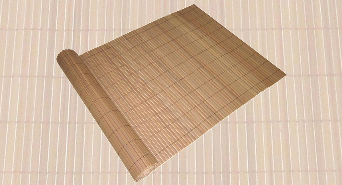 SICHTSCHUTZMATTE Elma PVC 90x1000cm Dunkelbraun Balkon Sichtschutz - Dunkelbraun, Kunststoff (1000/90cm) - DELUKE