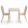 GARTENSET 3-tlg., Taupe - Taupe, Metall - Oviala