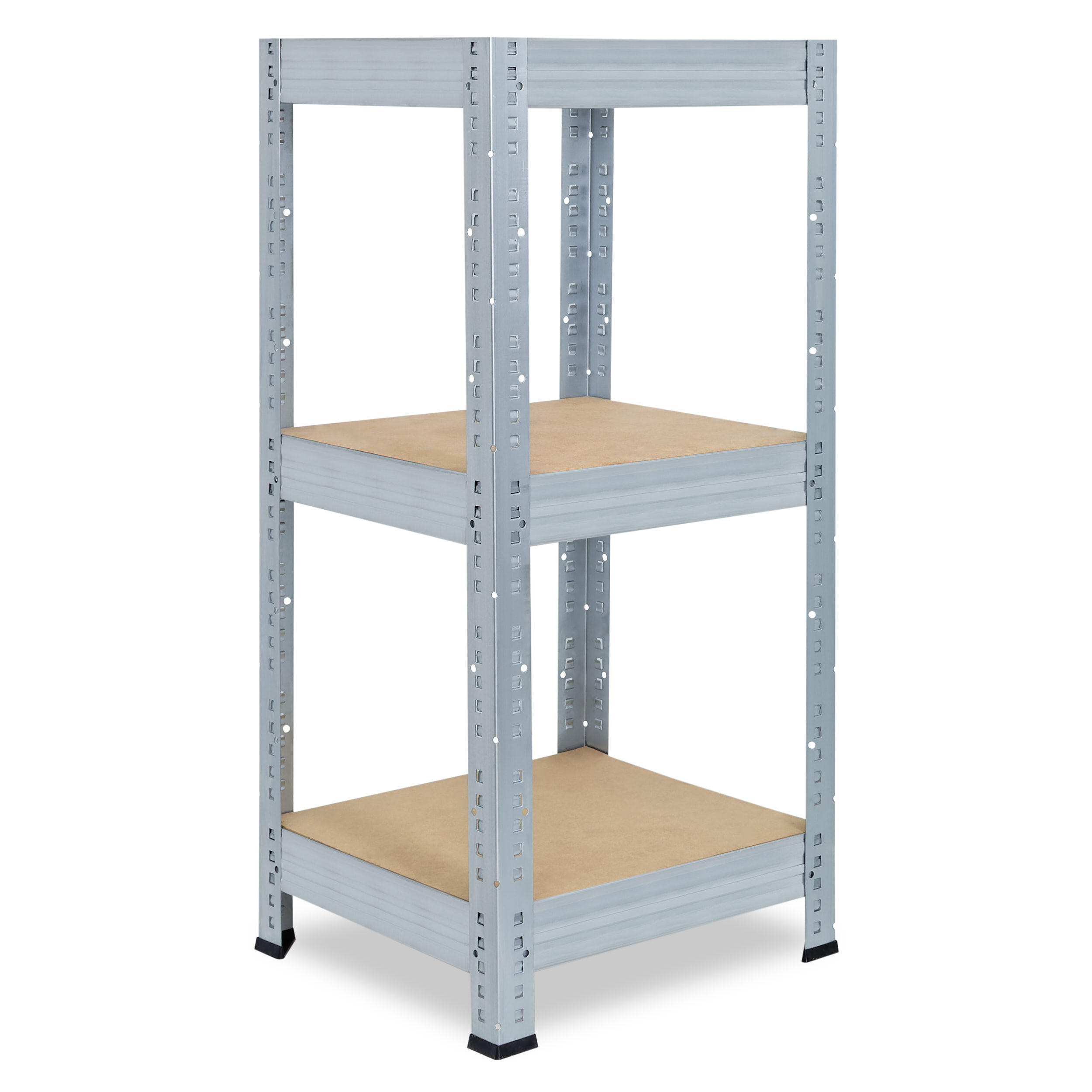 shelfplaza Schwerlastregal Silber 30x90x30 cm