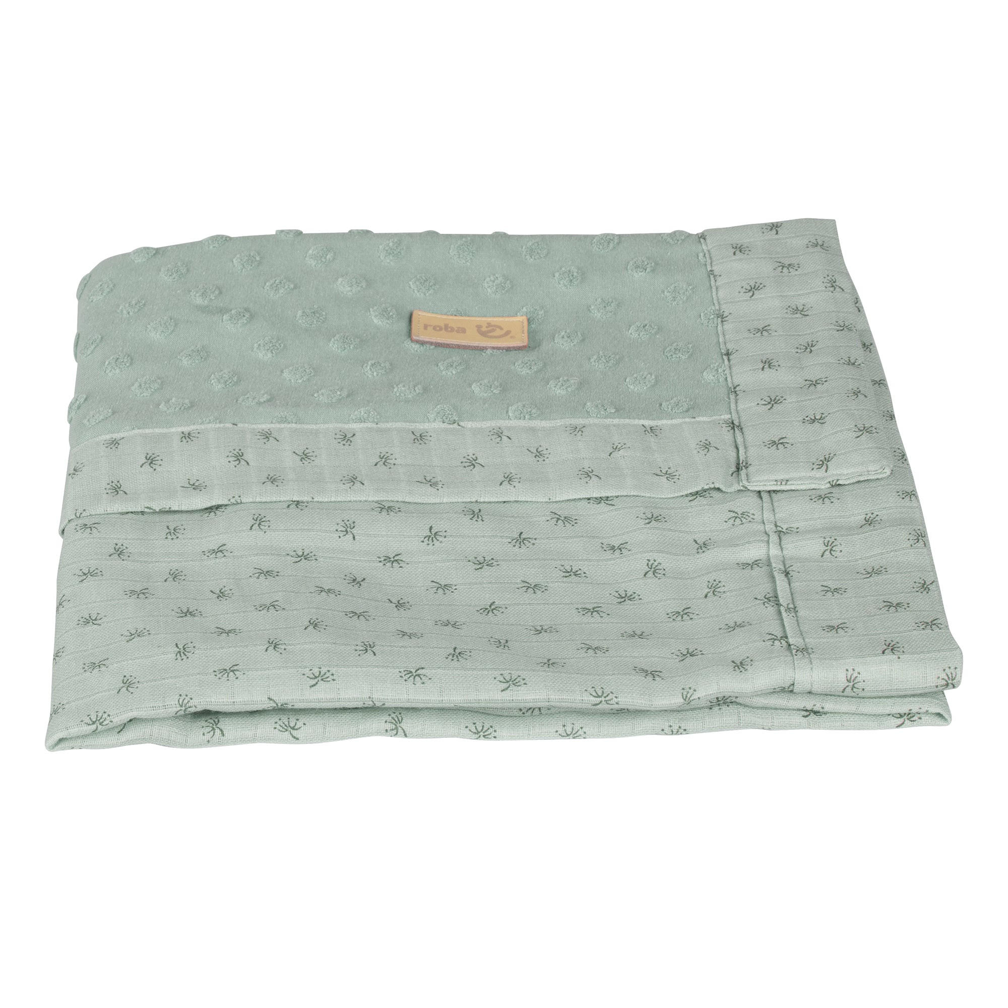 BABYDECKE 80 x 80 cm Lil Planet grün - Grün, Textil (80/80cm) - Roba