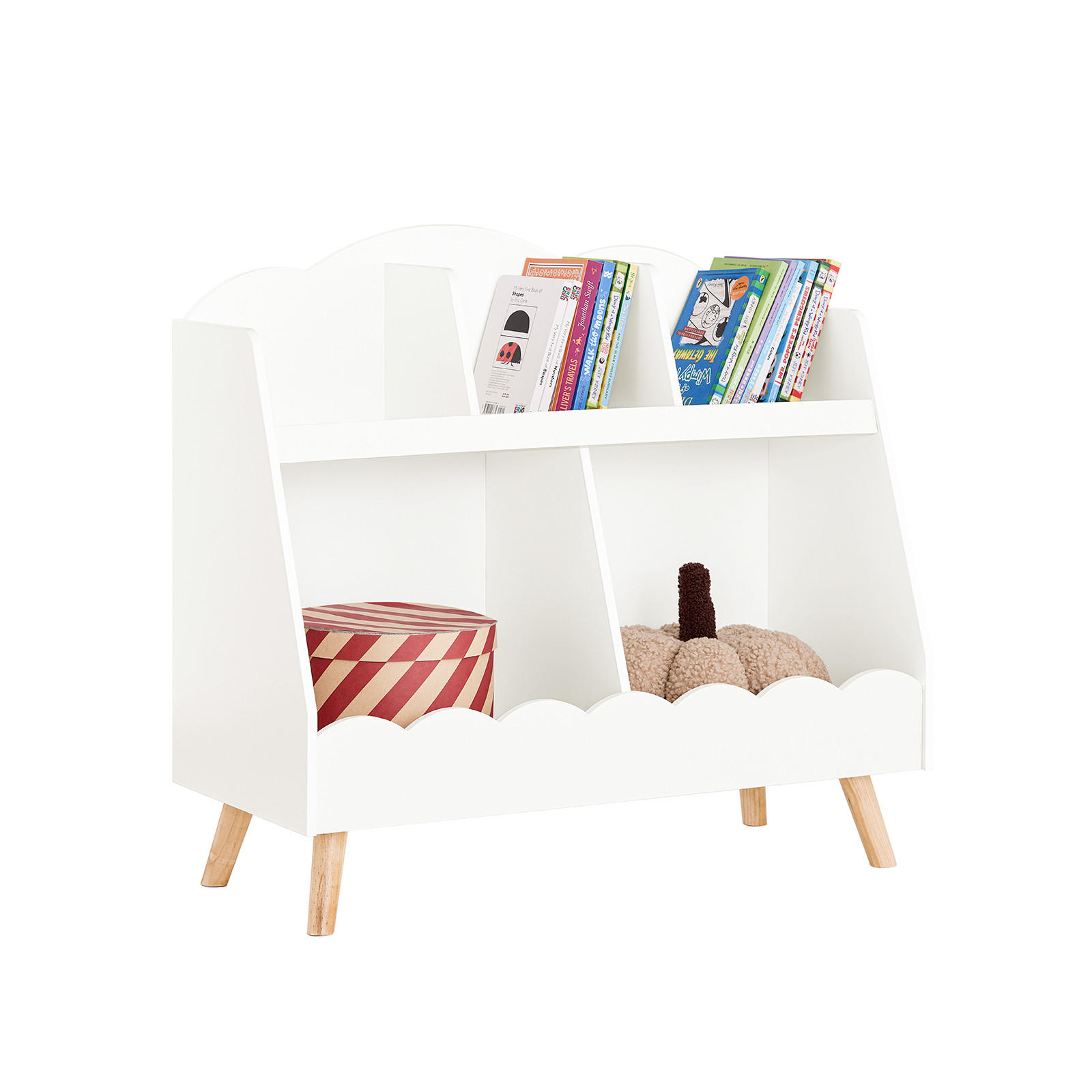 KINDERREGAL Weiß - Weiß, Holzwerkstoff (82/76/35cm) - SoBuy