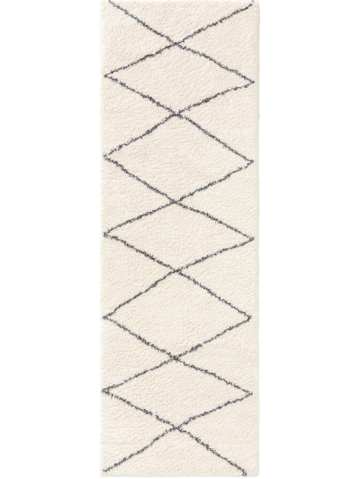 LÄUFER Benno Cream 80x240 cm - Creme, Textil (80/240cm) - benuta Nest