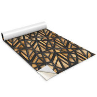 MÖBLAUFKLEBER 100x50 cm braun - Hellbraun, Kunststoff (100/50/0.1cm) - Wallfluent