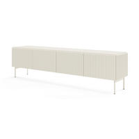 TV-BOARD 195 cm Galiano mit 4 Türen, Kaschmir - Kaschmir, Holz (195/51/40cm) - Emporius