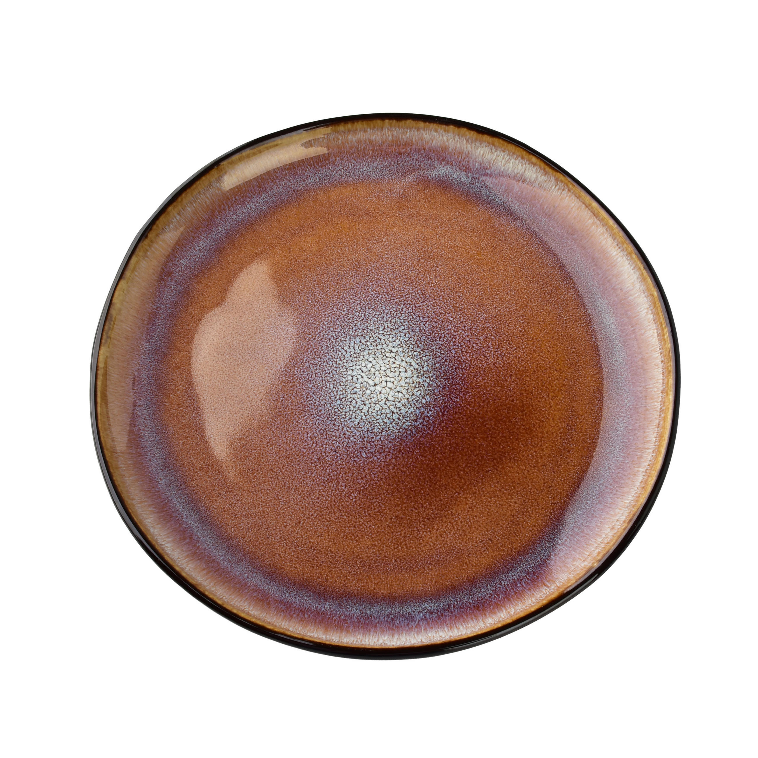 DESSERTTELLER Basic Nature Schwarz 21x21x2,5 cm Keramik - Schwarz, Keramik (21/21/2.5cm) - Mondex