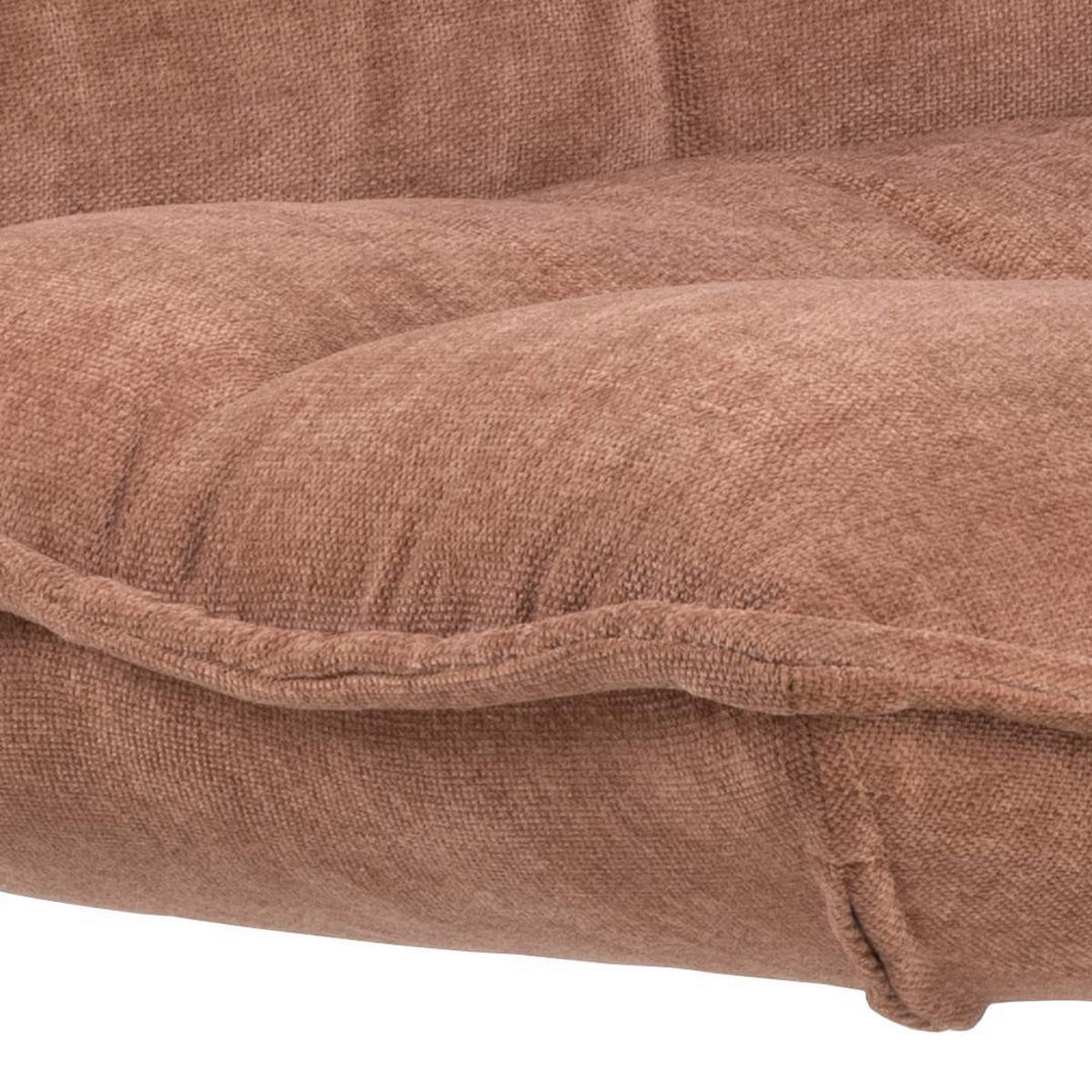SESSEL, Blizzard, Braun, Stoff, 70 x 80 x 98 cm - Braun, Textil/Metall (70/98/80cm) - ebuy24