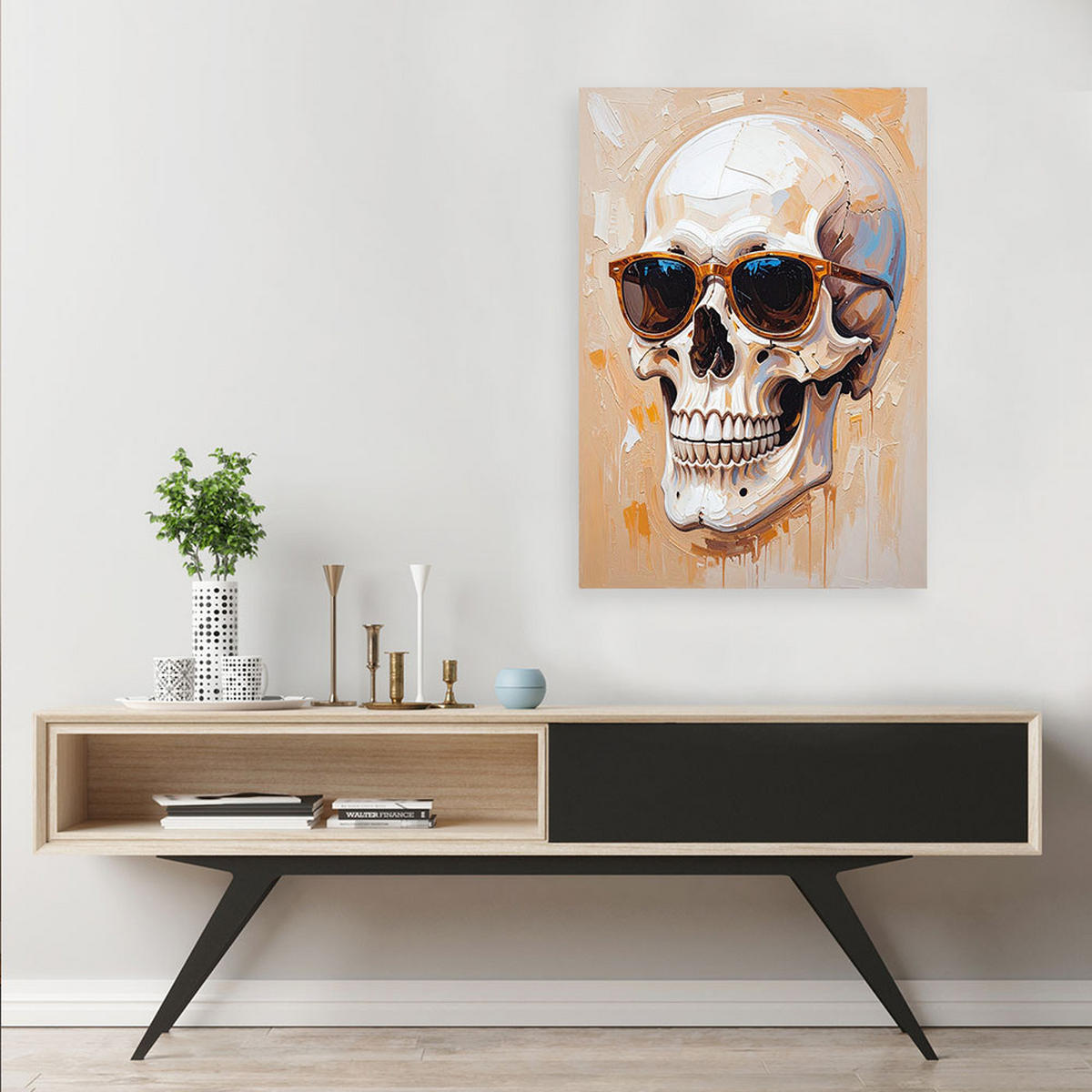 LEINWANDBILD Menschen & Charaktere 60x90cm - Beige, Textil (60/90cm) - Feeby