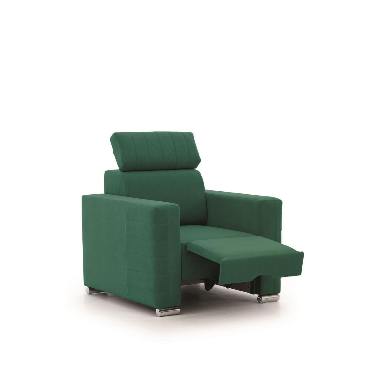 SESSEL Canton In Camelia - Grün, Holzwerkstoff/Textil (94/92/93cm) - Fun Möbel