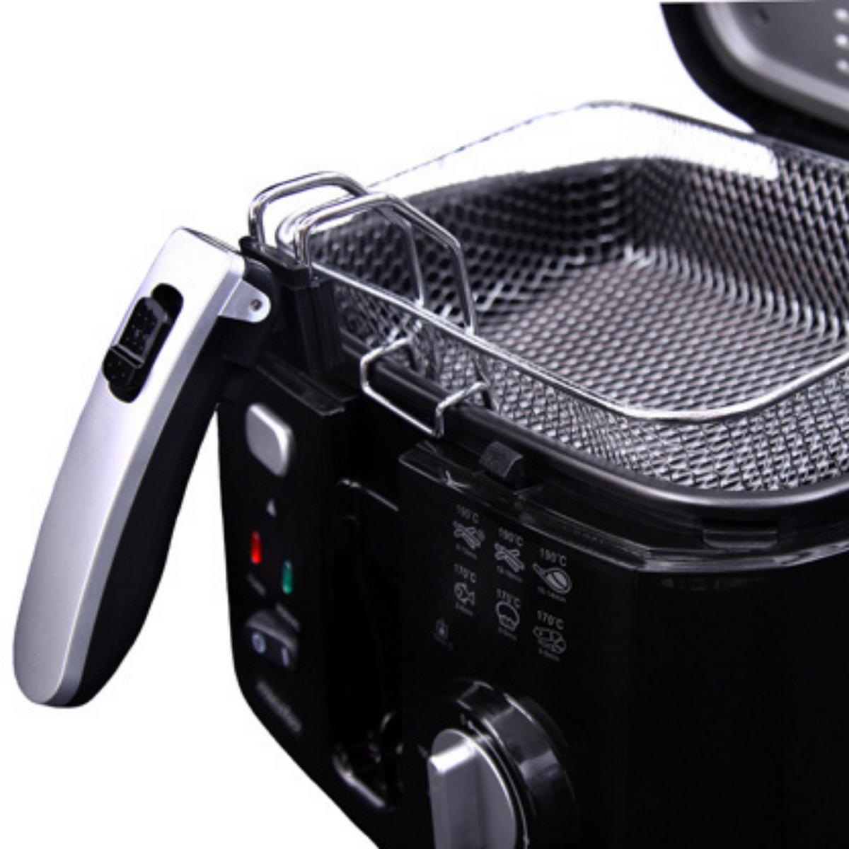 FRITTEUSE MS4908 2,5 L Schwarz - Schwarz, Kunststoff (34/26.5/31.5cm) - mesko