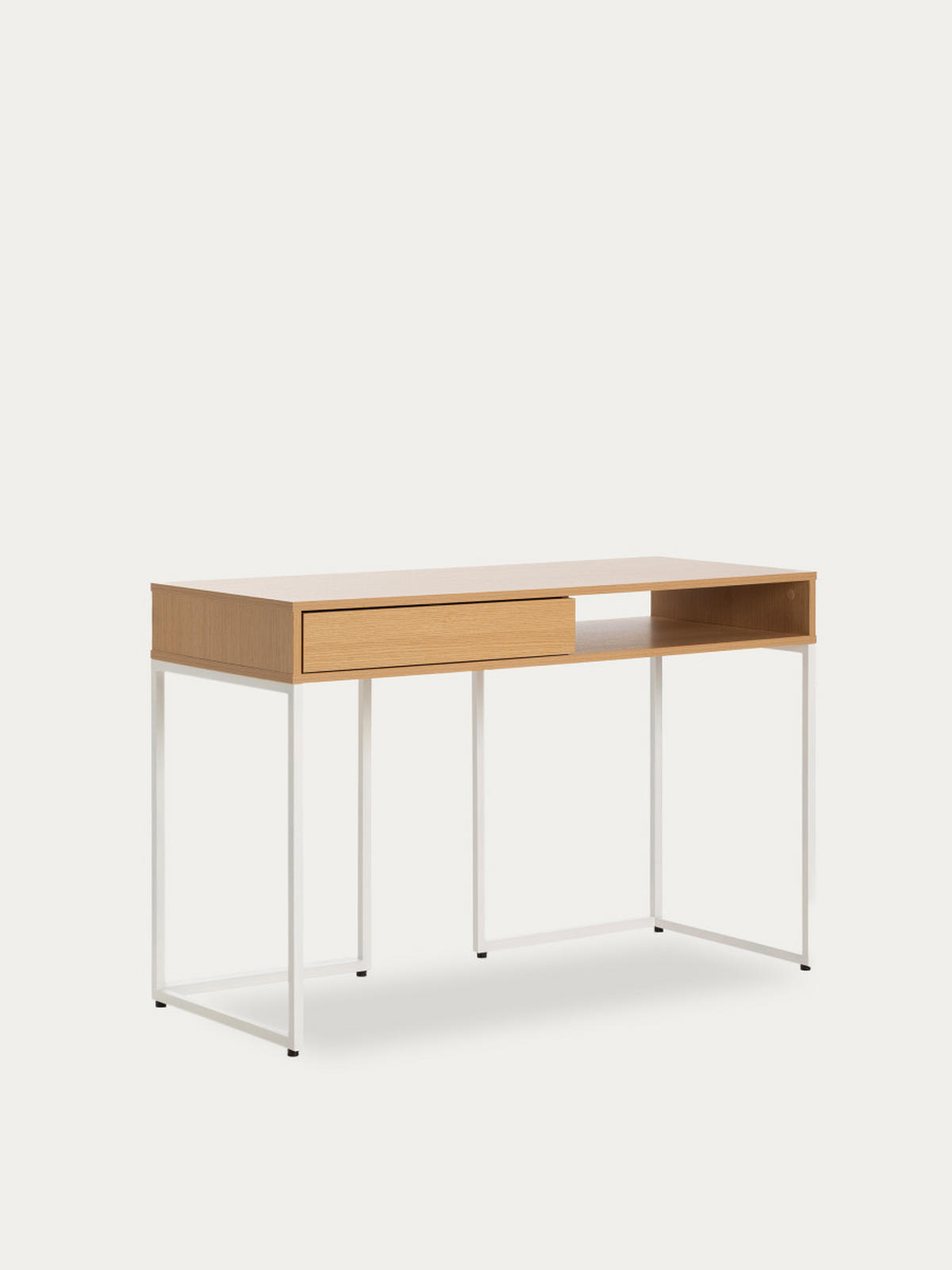 SCHREIBTISCH Bari Natur 50 x 120 - Braun, Holzwerkstoff (120/50/78cm) - Kenay Home