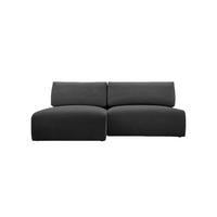 ECKSOFA Ripley mit Schlaffunktion, Anthrazit - Anthrazit, Textil (223/150cm) - Fedve