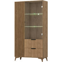 VITRINE - Entia Artisan - Eiche Artisan, Holzwerkstoff (100/180/60cm) - Möblo