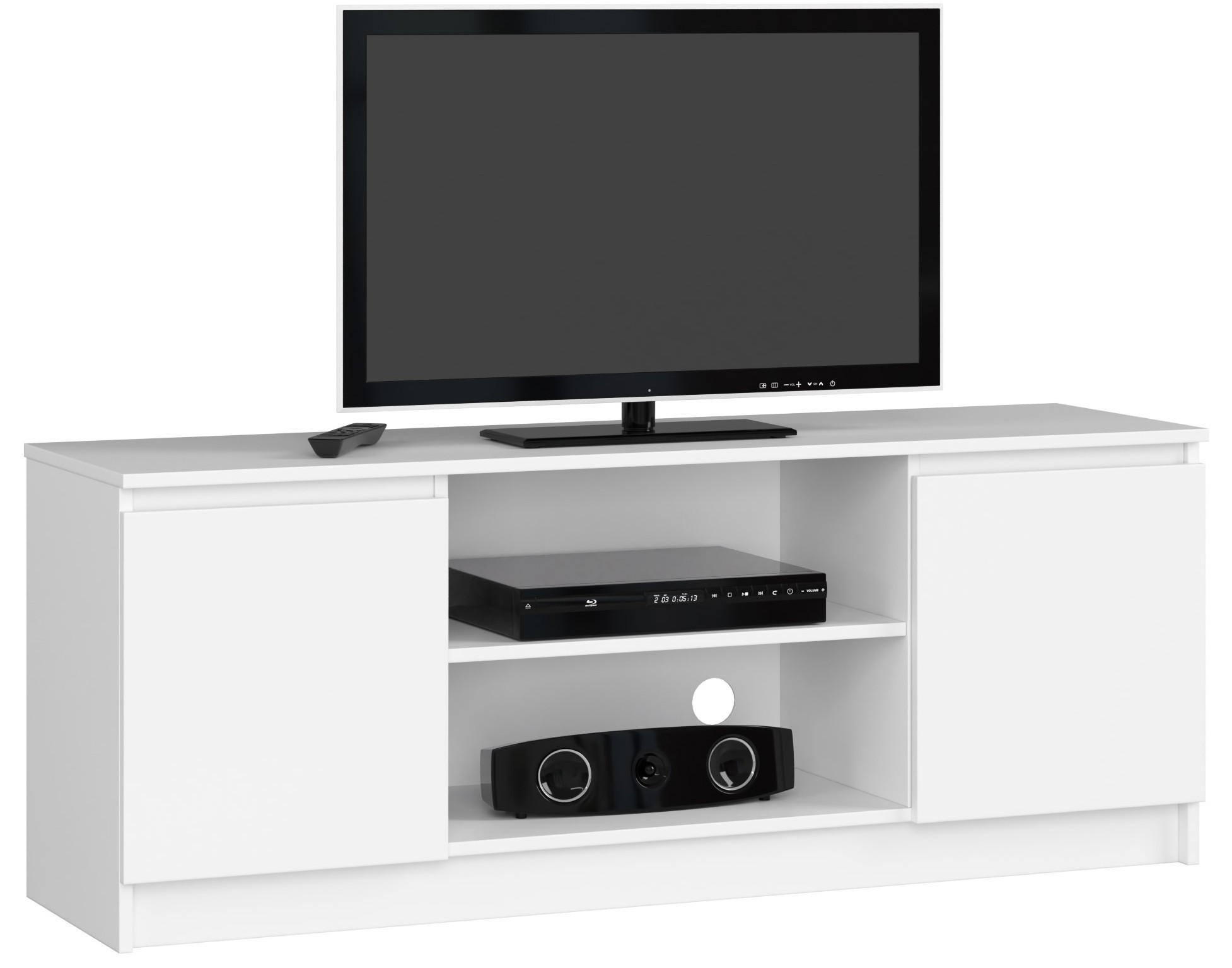 Akord Tv-Element Weiß 140x55x40 cm