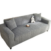 SOFABEZUG Dunkelgrau 4-Sitzer 235–300 cm - Dunkelgrau, Textil (235/300cm) - Kaket