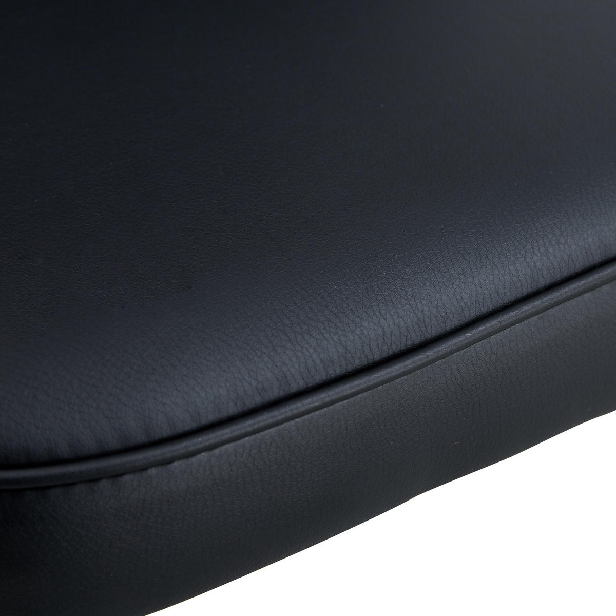 ESSZIMMERSTUHL 2er-Set PU-Leder Schwarz Metall - Schwarz, Metall (44/89/45cm) - Meubliv