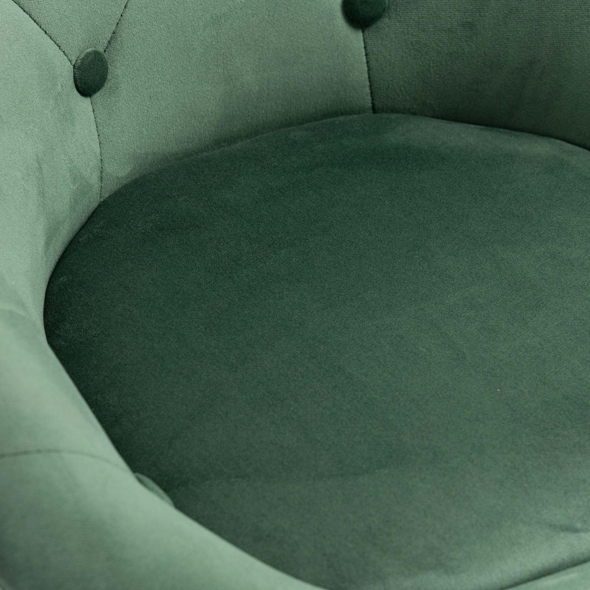 COCKTAILSESSEL HAVANNA Samt Dunkelgrün - Silberfarben/Grün, Textil (62/88/58cm) - SVITA