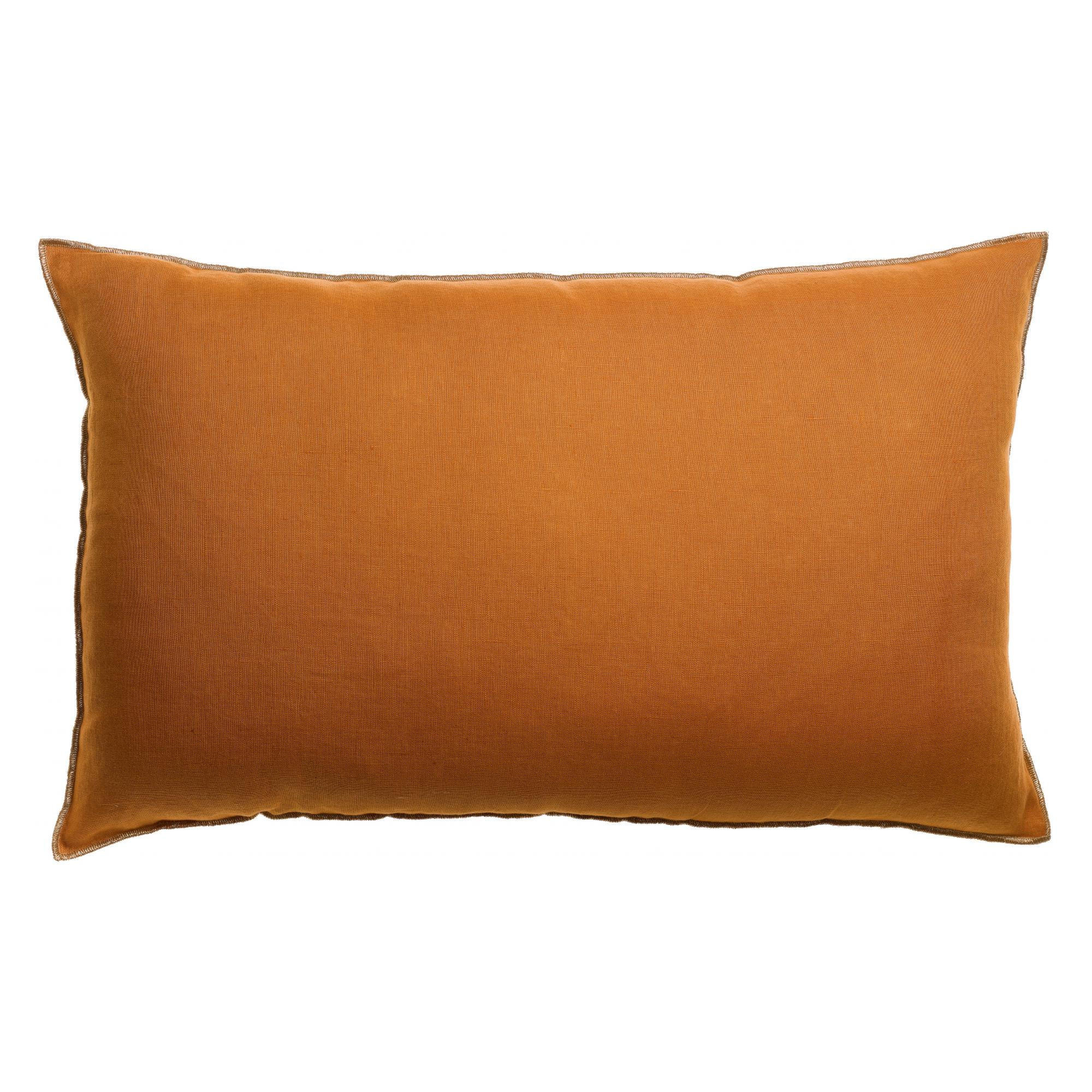 KISSEN Zeff Celeste kupferbraun 40 x 65 cm - Bernsteinfarben, Textil (40/65cm) - Vivaraise
